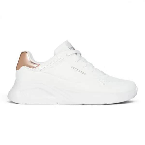 Bijele ženske tenisice Uno Lite Shimmer Along – Skechers