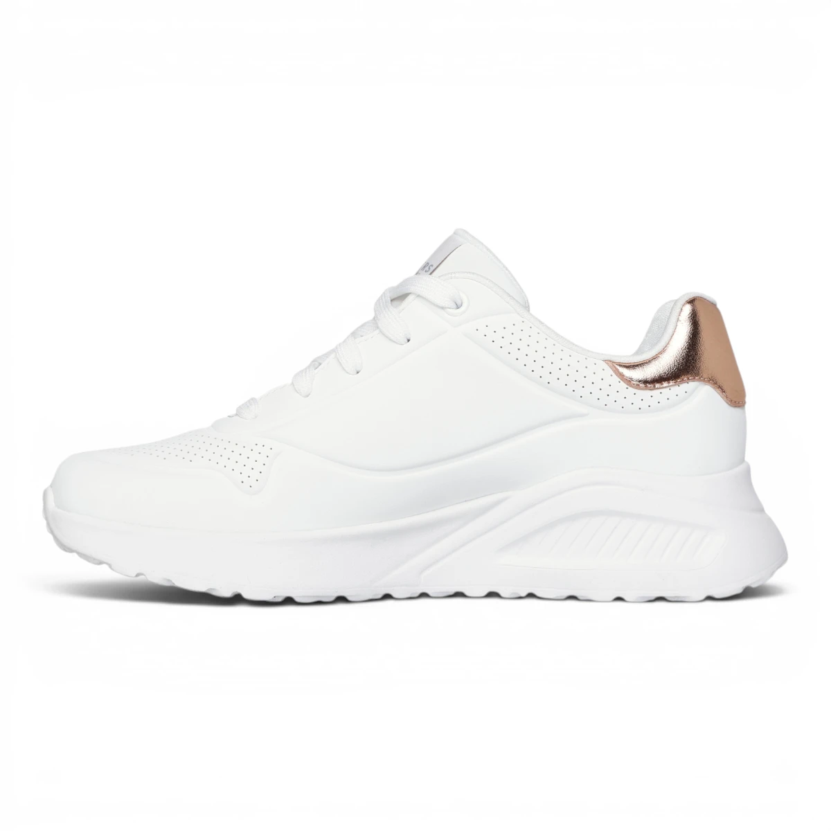 177291-WHT Bijele ženske tenisice Uno Lite Shimmer Along – Skechers