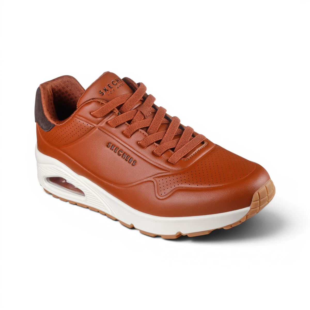 183007-COG Smeđe muške tenisice Uno Tailored Air – Skechers