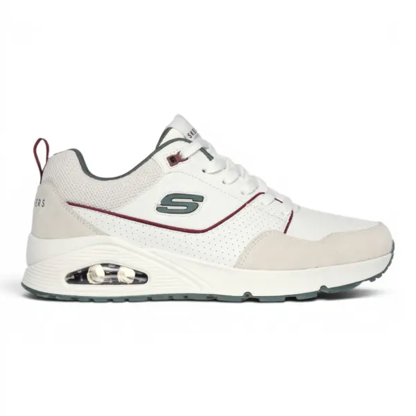 Bijelo-sive muške tenisice Uno Retro One – Skechers