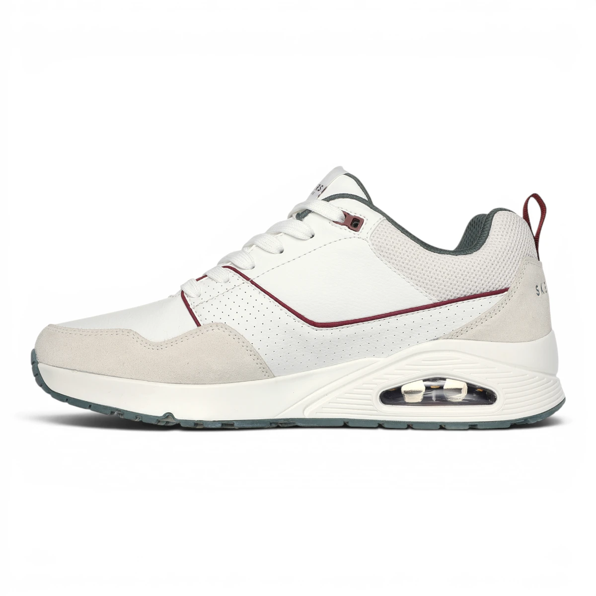 183020-WGR Bijelo-sive muške tenisice Uno Retro One – Skechers