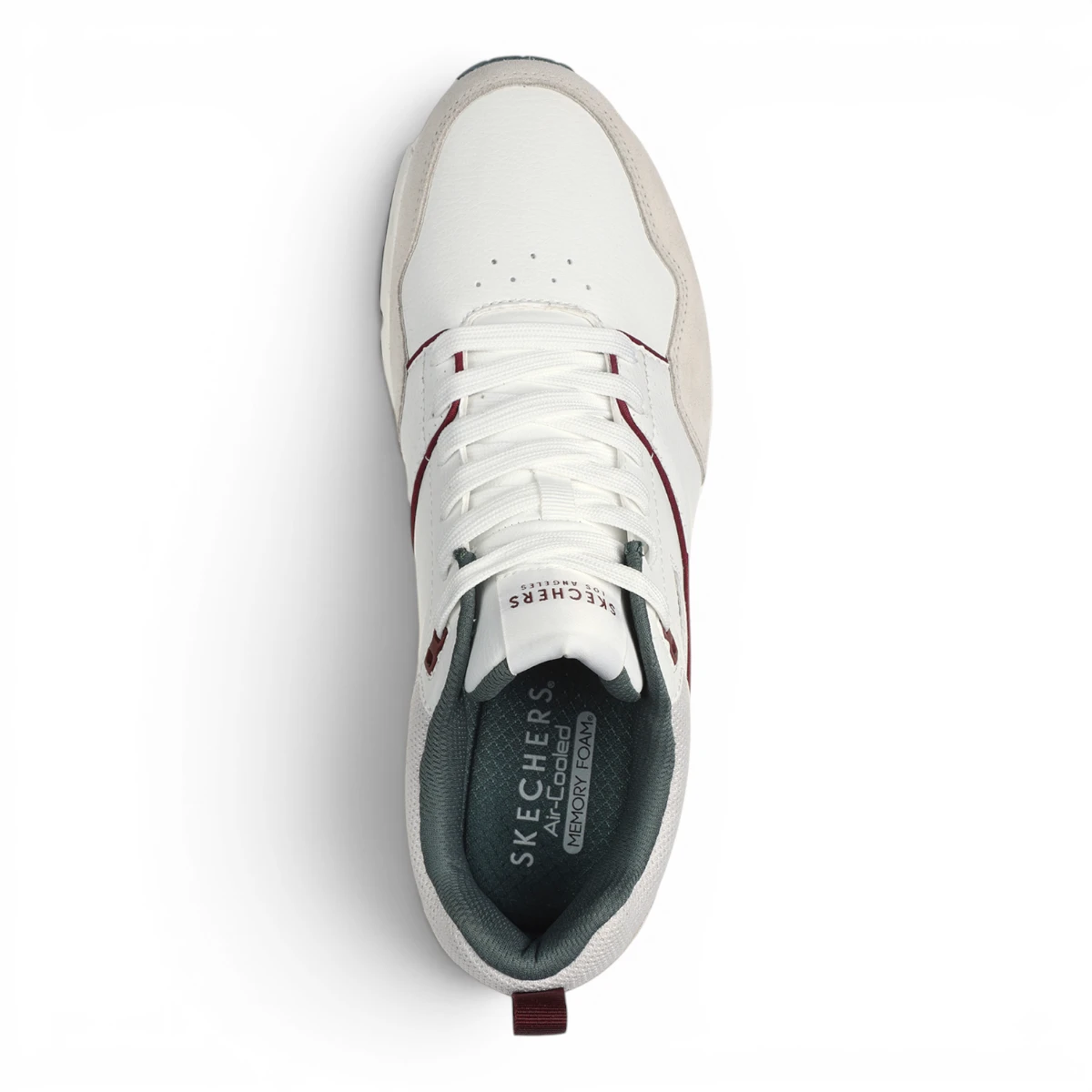 183020-WGR Bijelo-sive muške tenisice Uno Retro One – Skechers