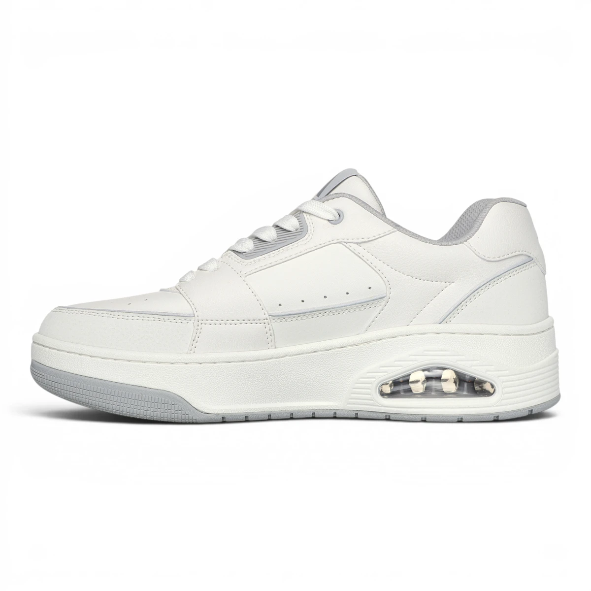 183140-WHT Bijele muške tenisice UNO Court Low Post – Skechers