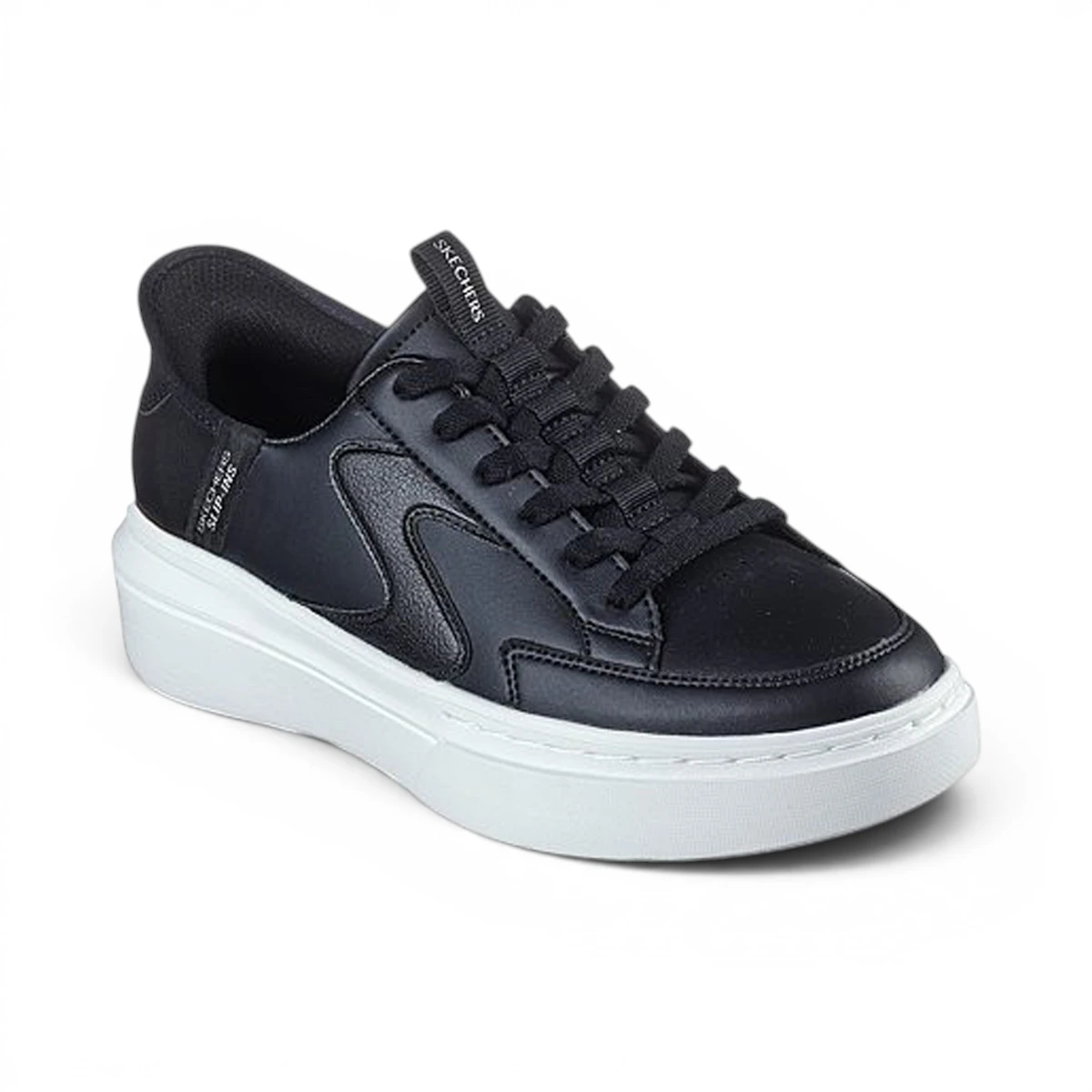 185081-BKW Crne ženske Slip-ins tenisice Cordova Classic-Skechers