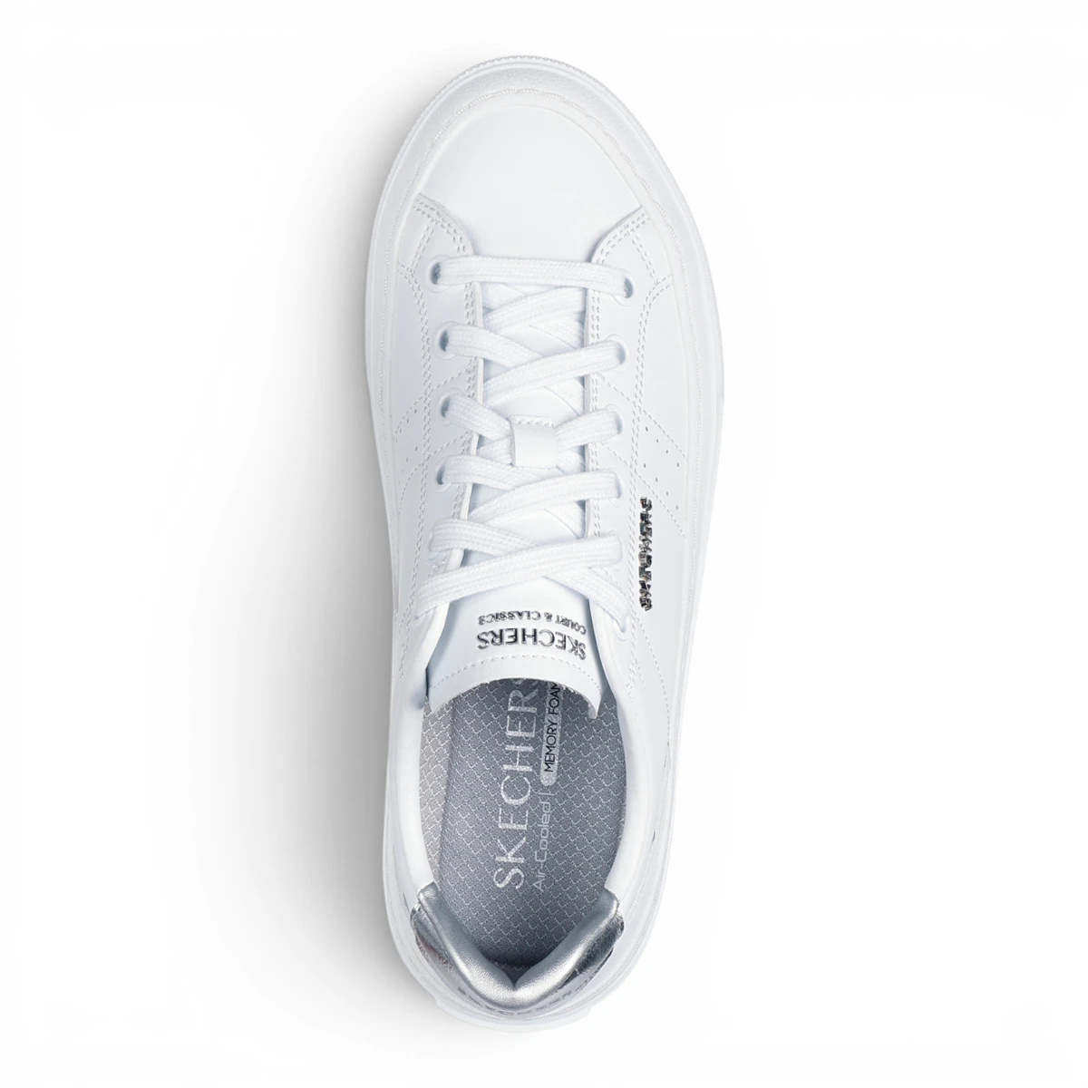 185280-WSL Selene Sophisticated ženske bijele tenisice – Skechers