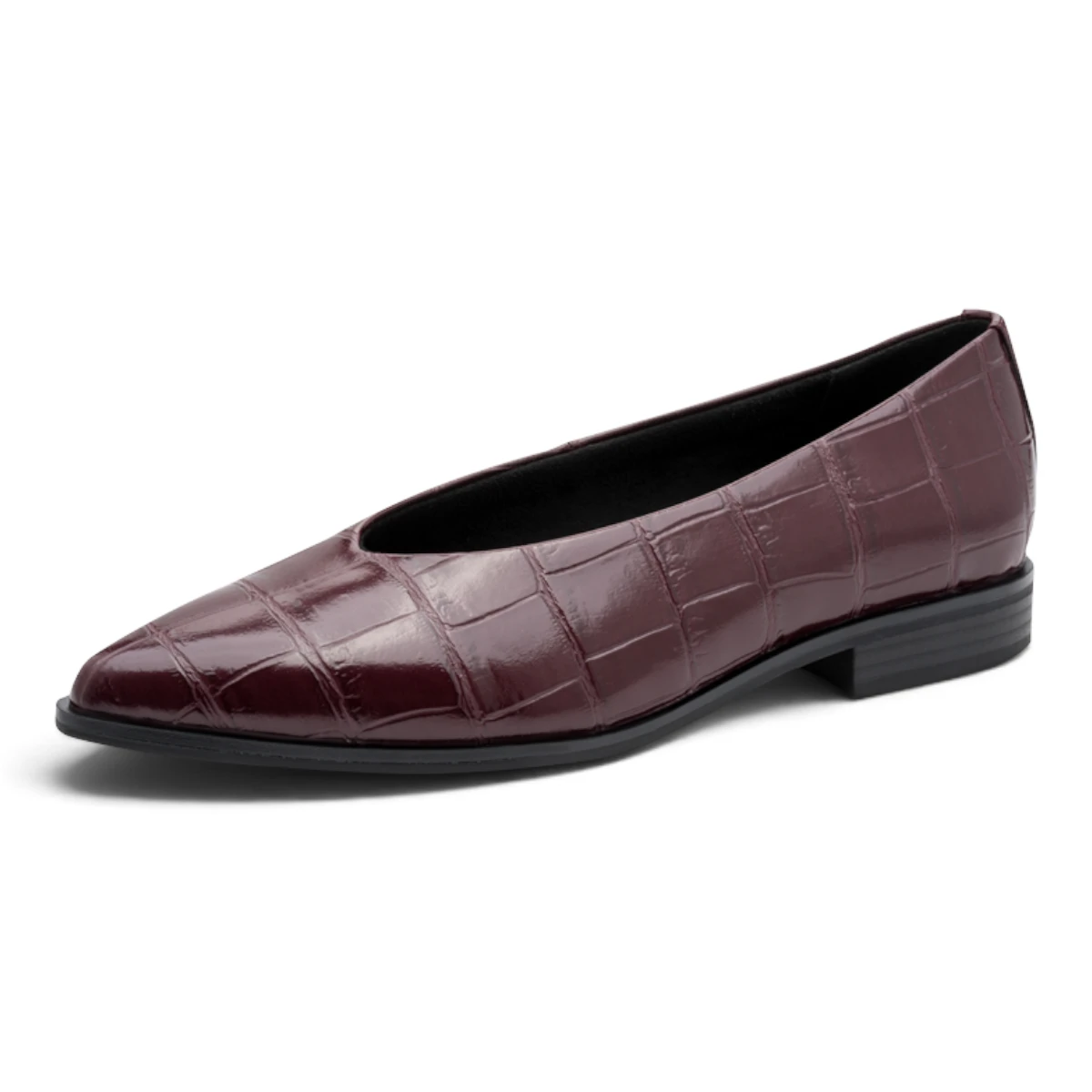 2-22124-47-537 Marco Tozzi ženska balerina BORDEAUX CROCO