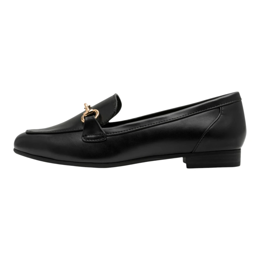 2-24213-41-085-Marco Tozzi mokasina BLACK/GOLD