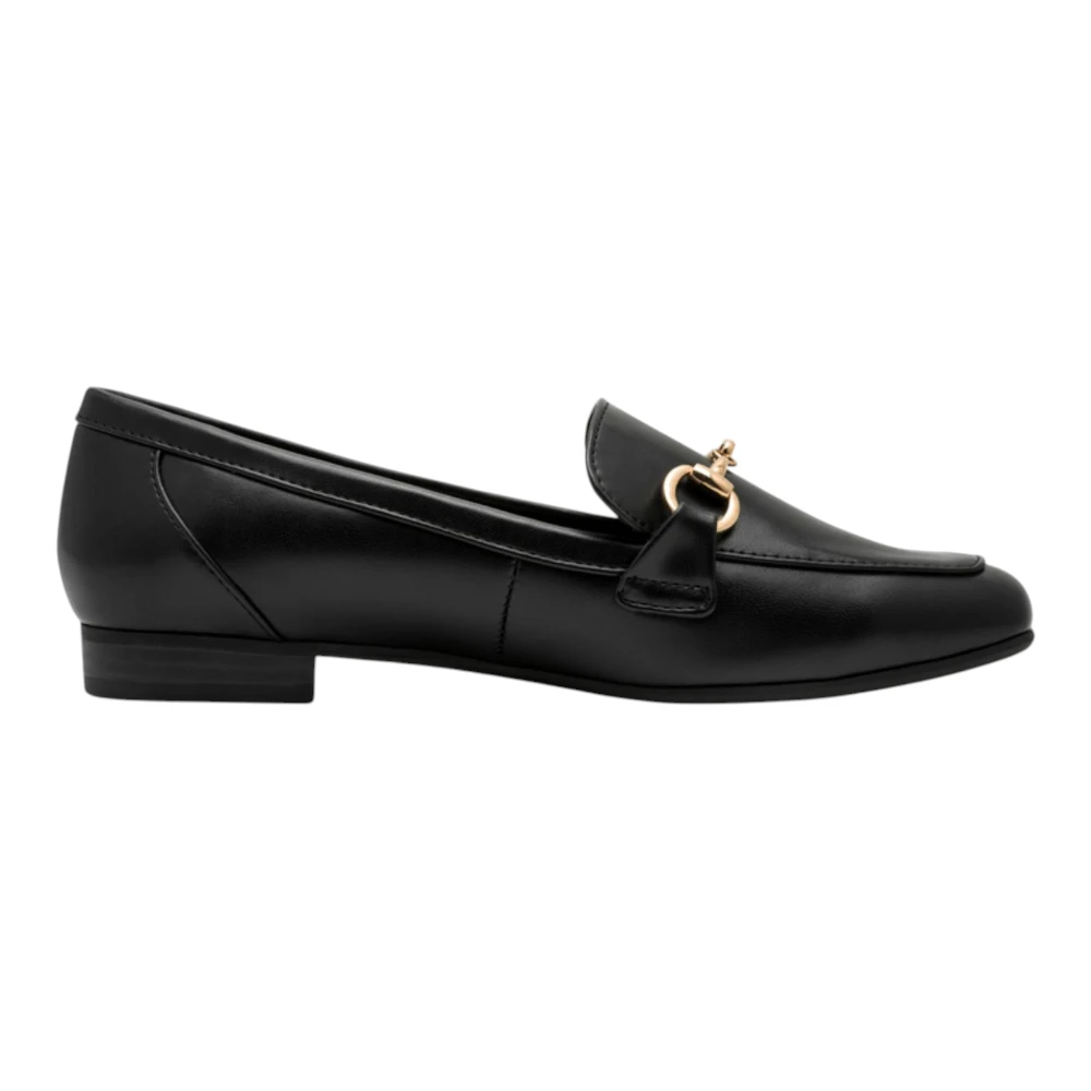 2-24213-41-085-Marco Tozzi mokasina BLACK/GOLD