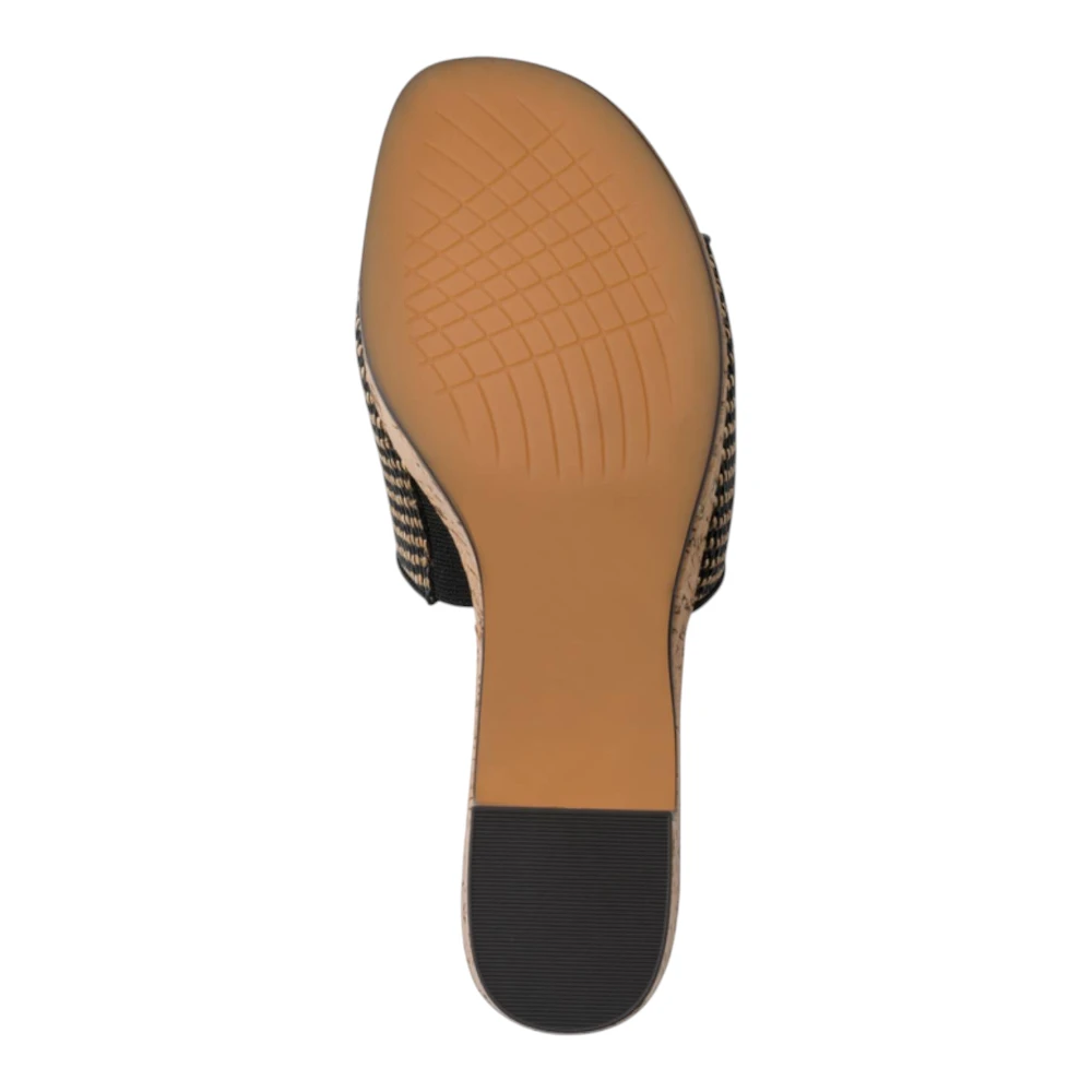 2-27260-46-098 Marco Tozzi Ženska natikača Black/Beige/Gold