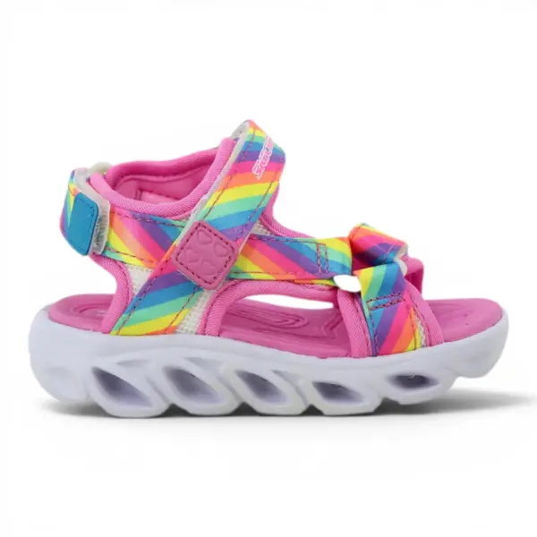 Hypno-Splash Rainbow Lights roze dječje sandale – Skechers