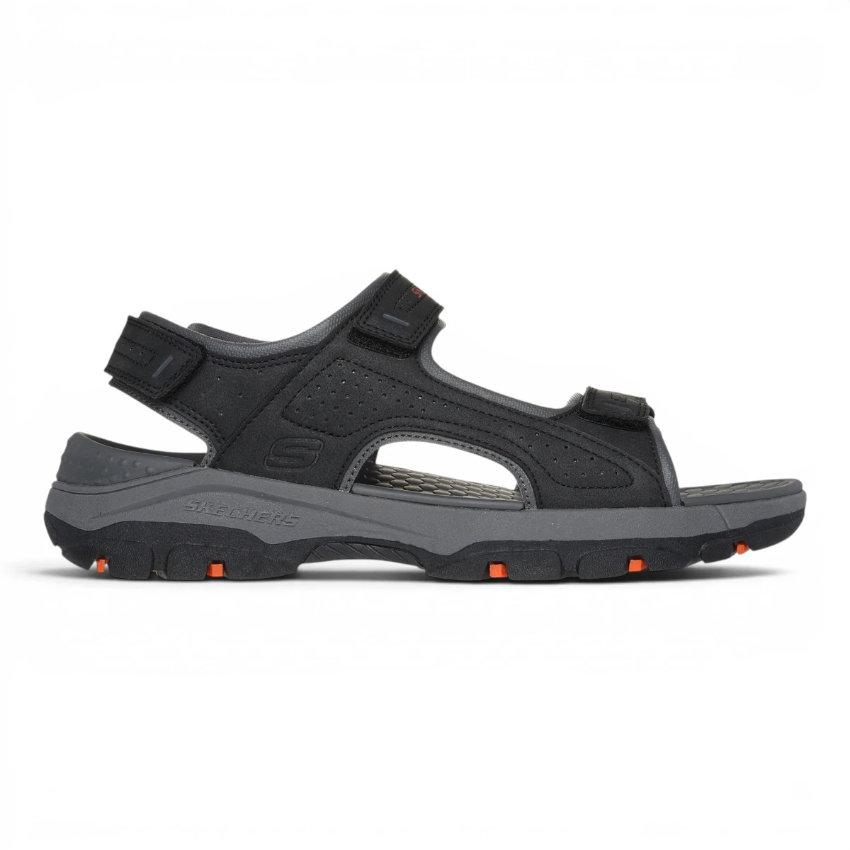 204105-BLK Crne muške sandale Tresmen Garo – Skechers