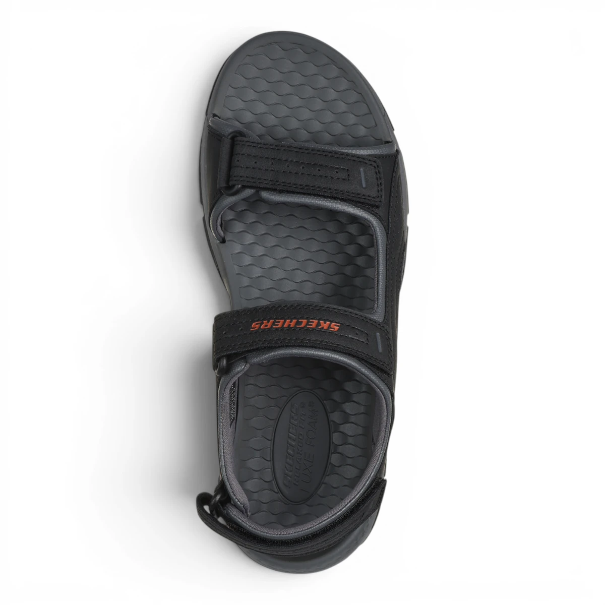204105-BLK Crne muške sandale Tresmen Garo – Skechers