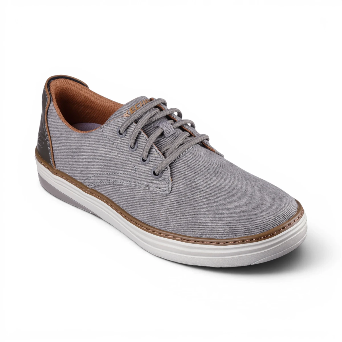 205235-BLK Sive muške tenisice Hyland Ratner – Skechers