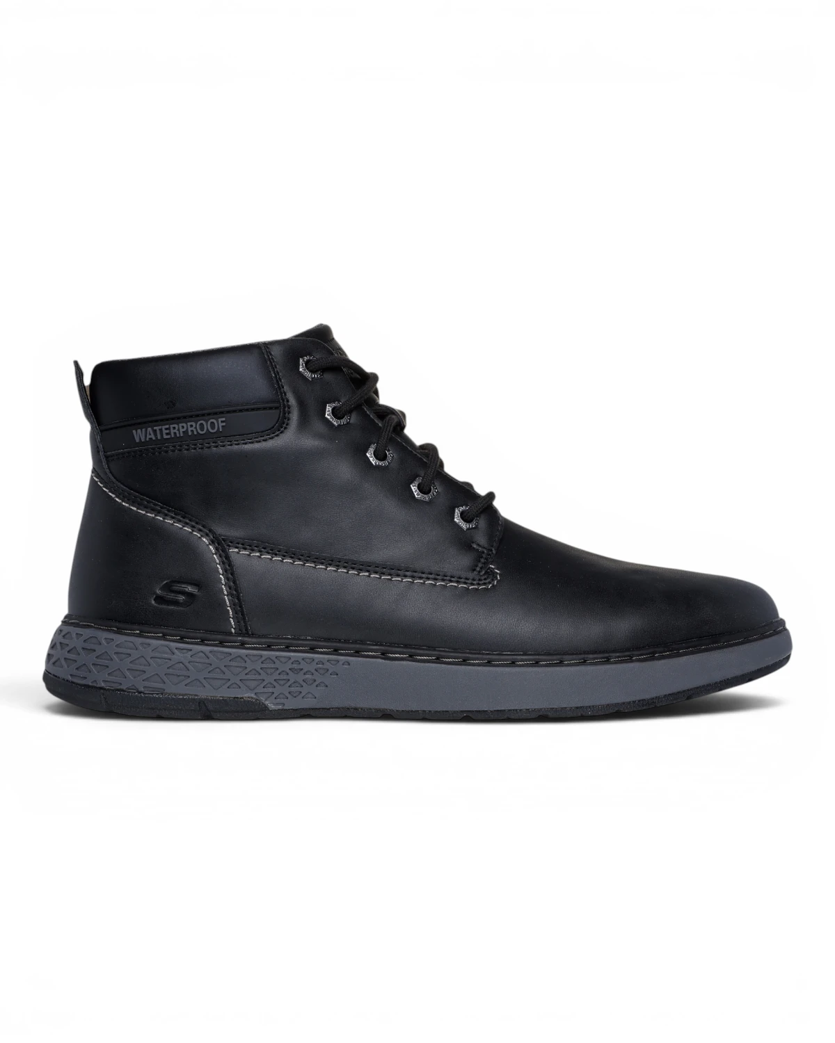 205235-BLK Crne muške gležnjače Garlan Deno – Skechers