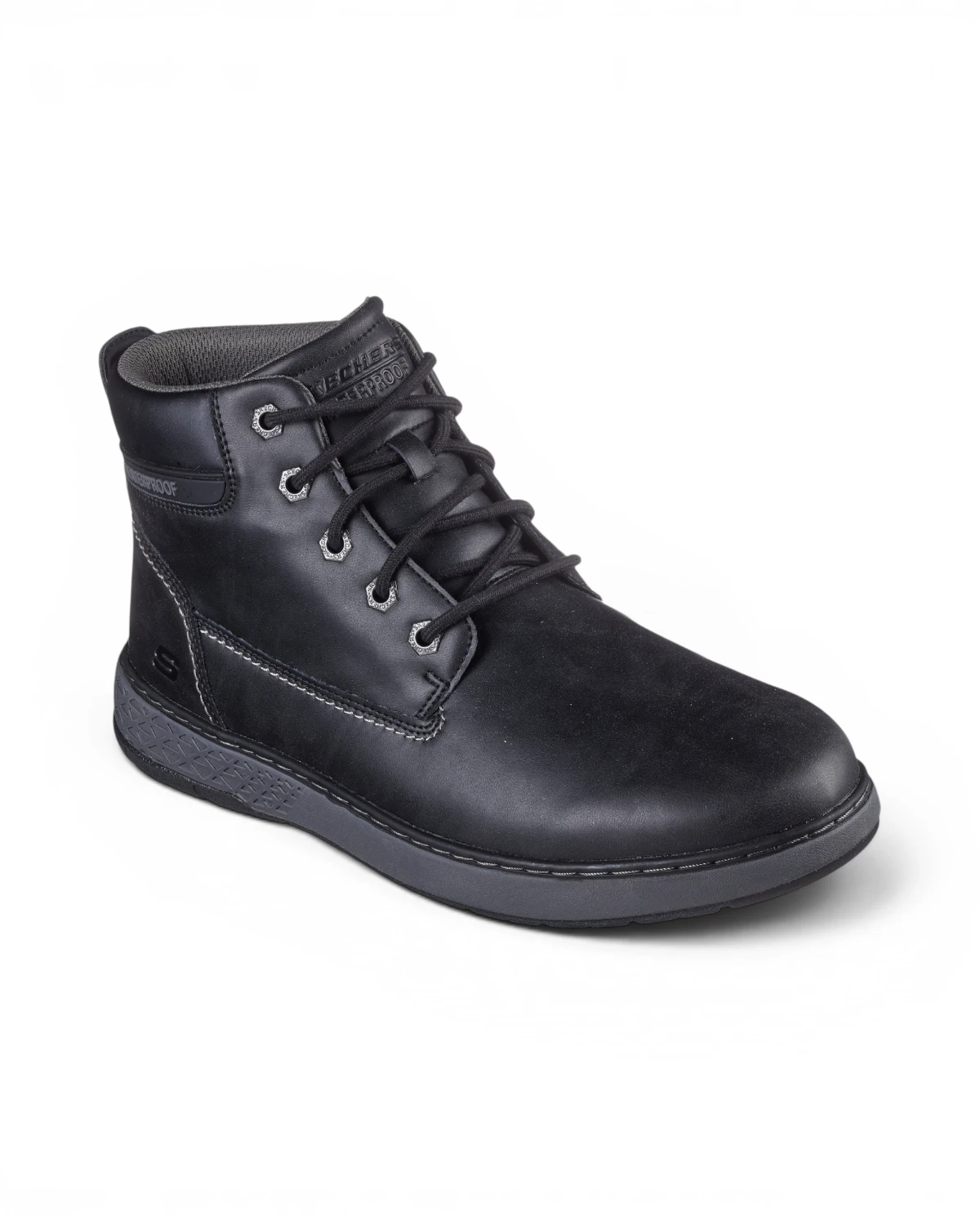 205235-BLK Crne muške gležnjače Garlan Deno – Skechers