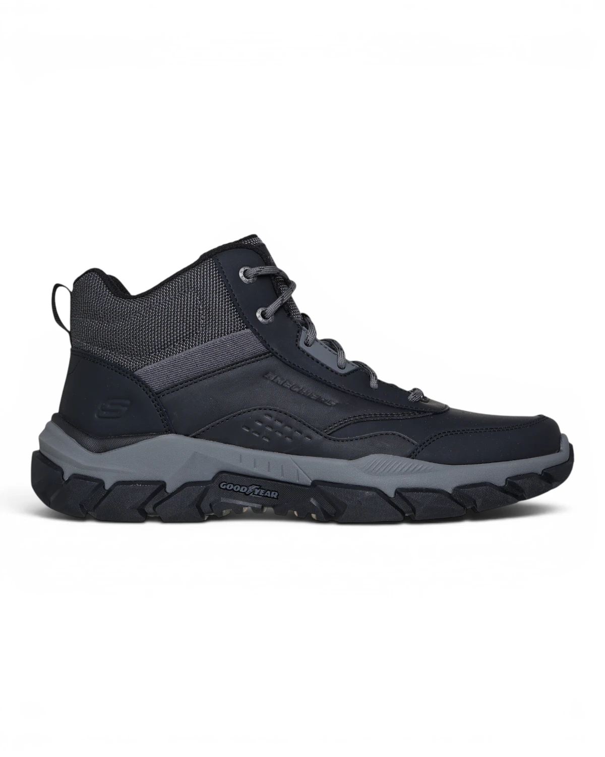 205587-BLK Crne muške čizmice Santoro Hopkins – Skechers