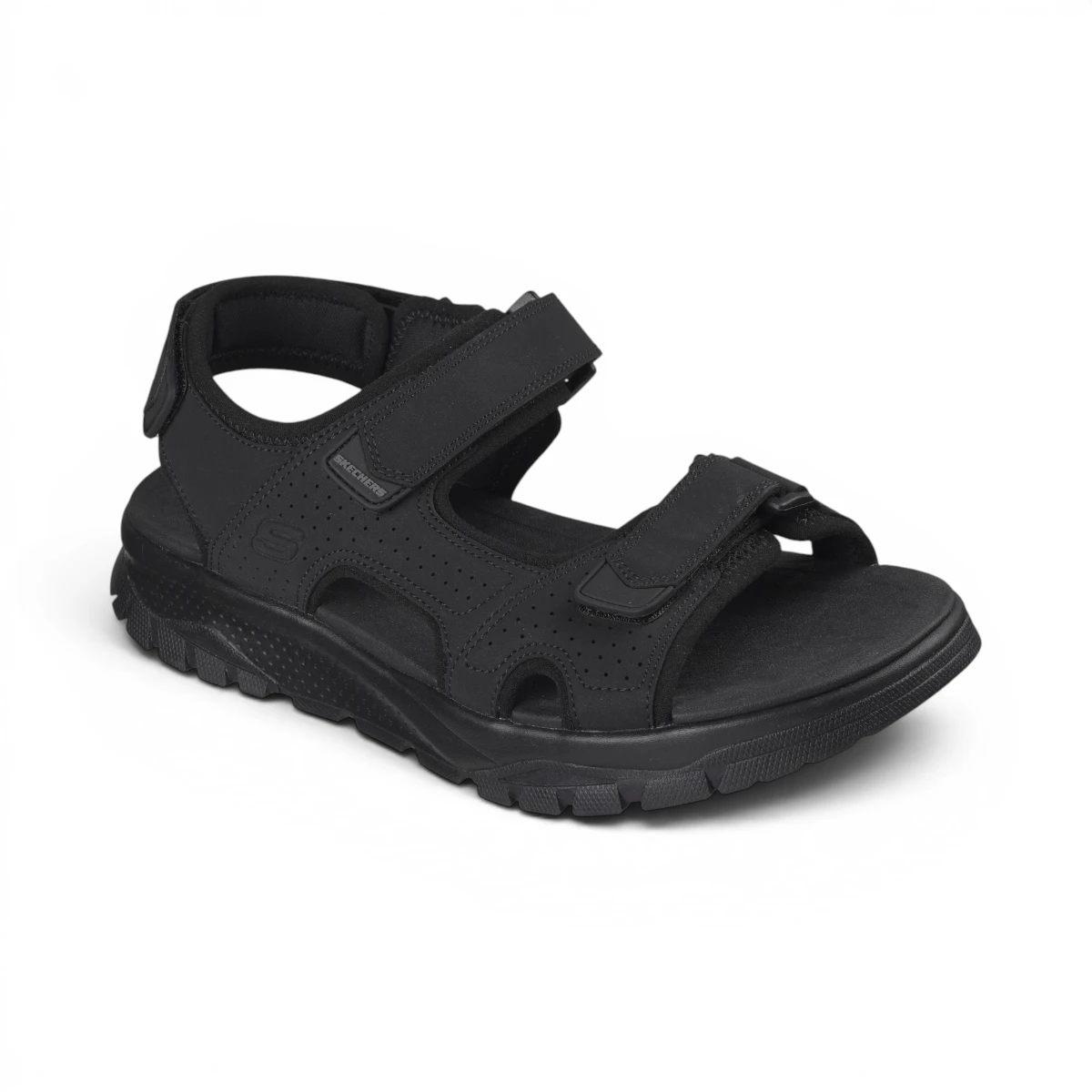 205724-BBK Crne muške sandale Wagner Avalon – Skechers