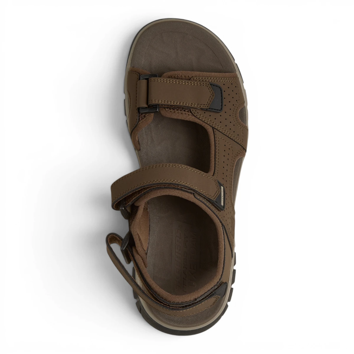 205724-BRN Smeđe muške sandale Wagner Avalon – Skechers