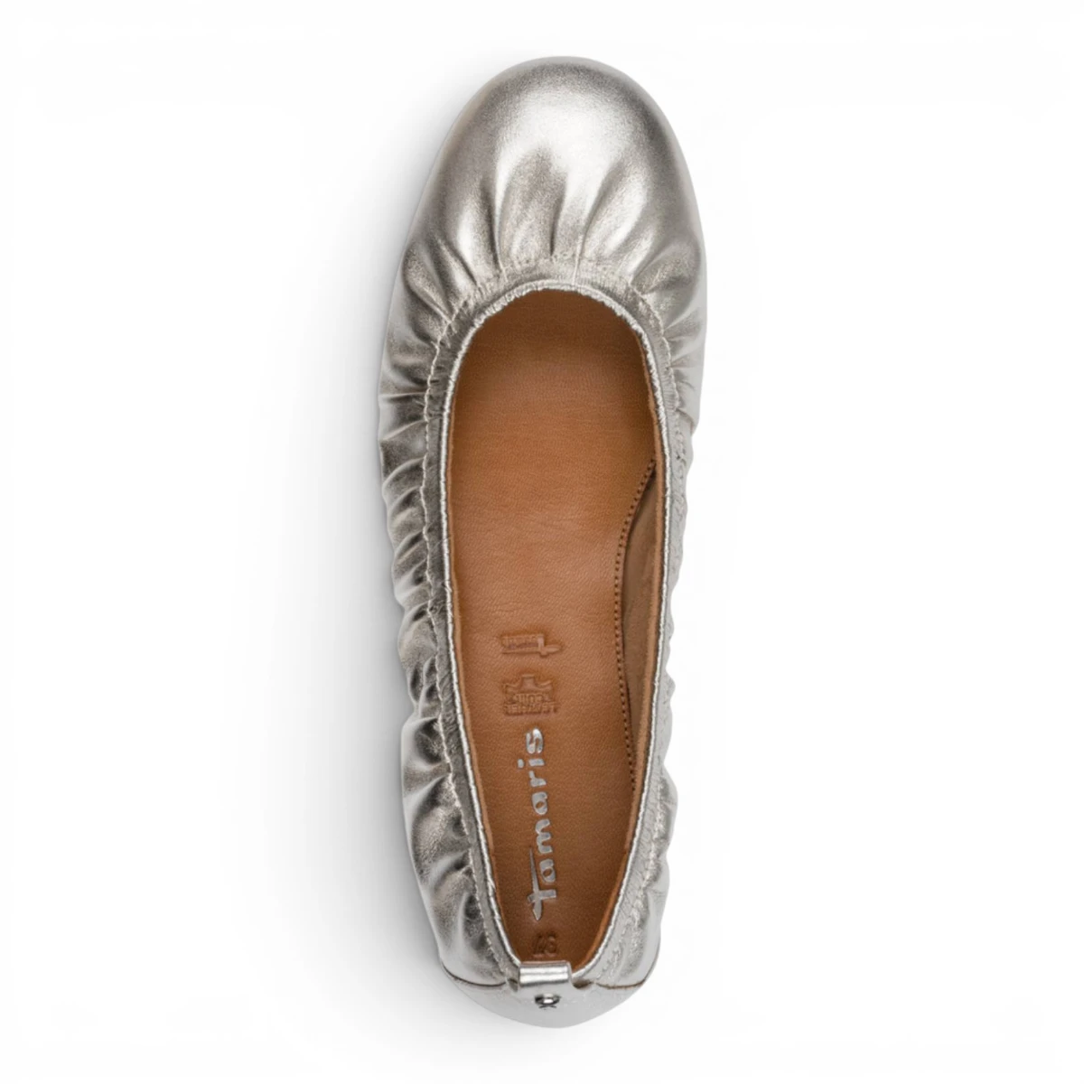 22136-46-957 Tamaris balerinka PLATINUM
