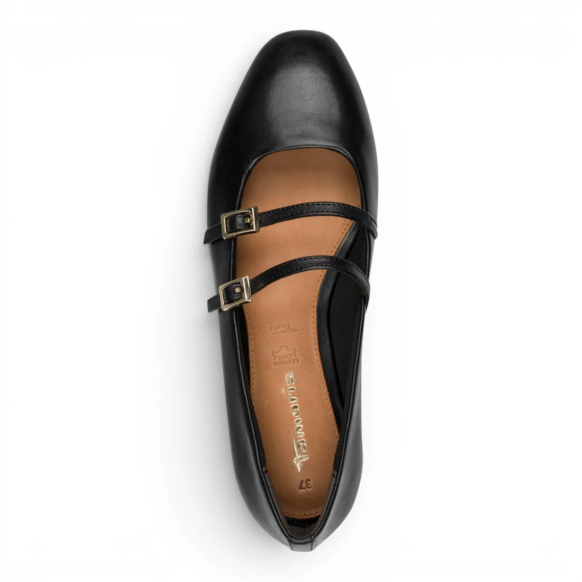 22142-44-001 Tamaris ženska balerina BLACK