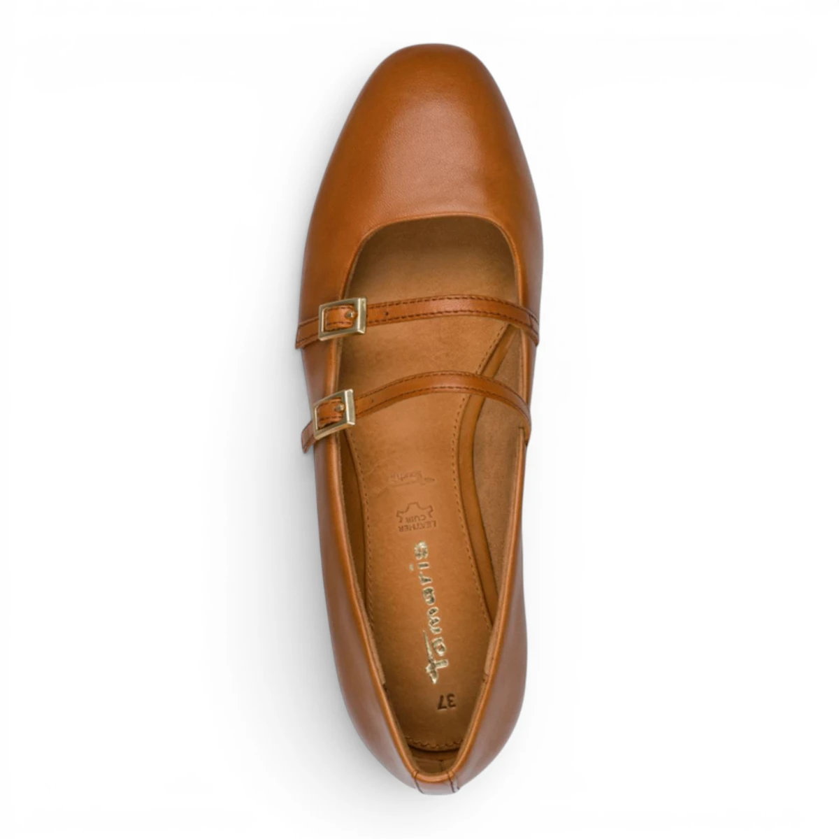 22142-44-305 Tamaris ženska balerina COGNAC