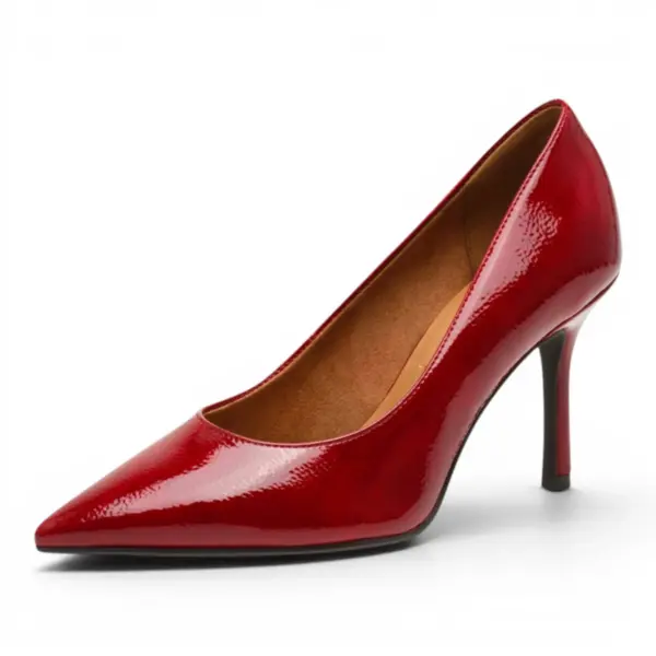 Tamaris Red Patent Crvene Cipele na Petu