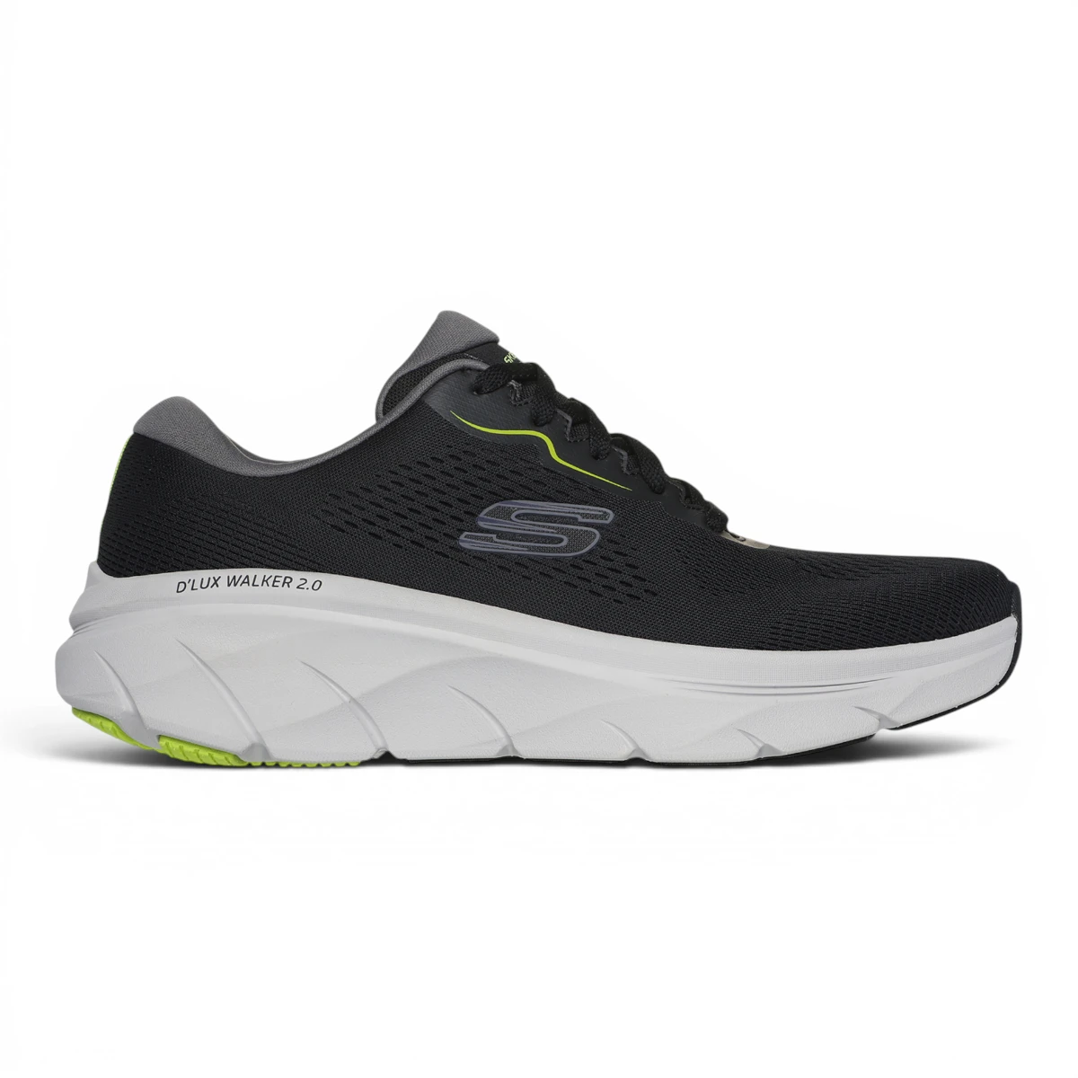 232714-BKLM D'Lux Walker 2.0 Swave tenisice crno-limeta – Skechers