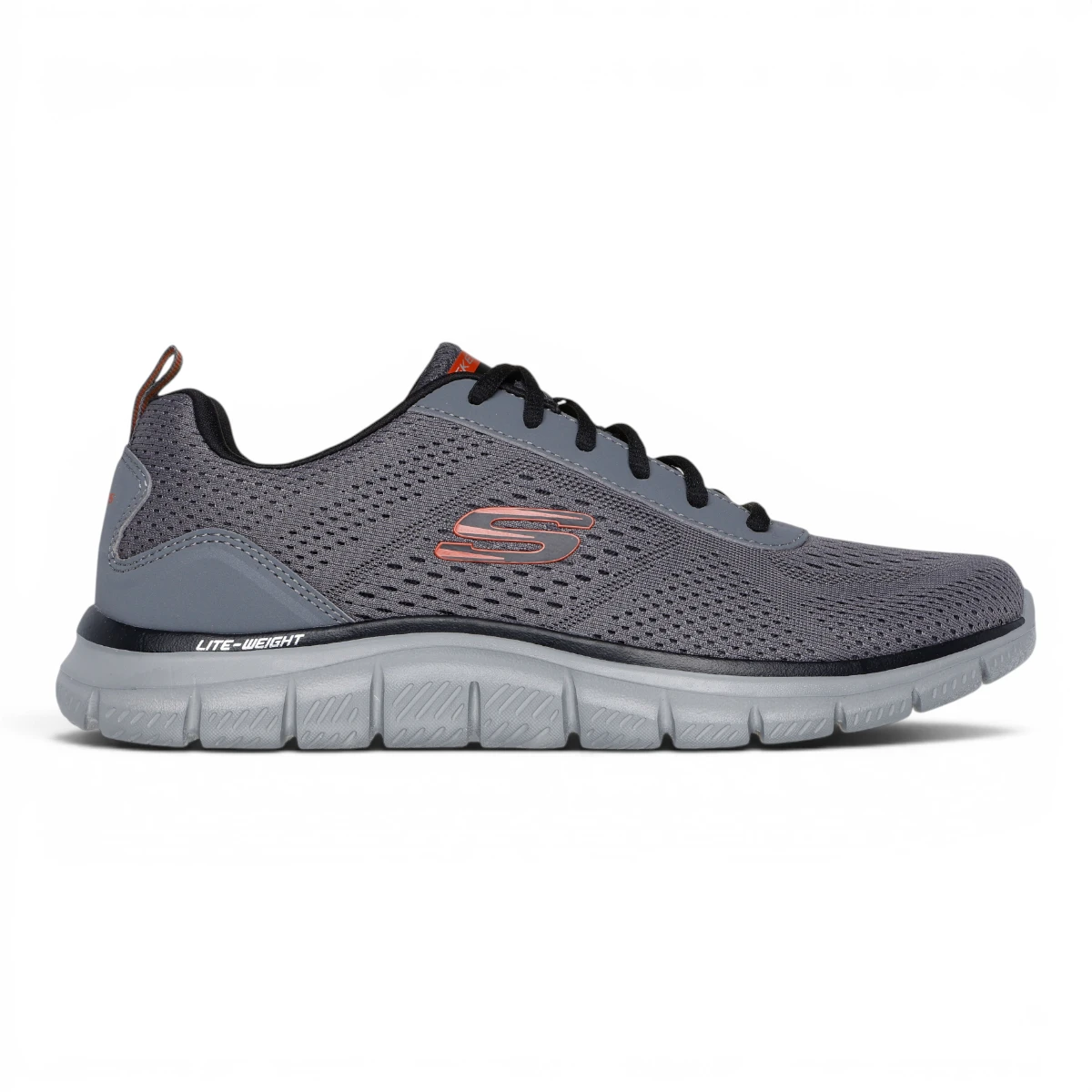 232758-CCOR Track Leshur tenisice sivo-narančaste – Skechers