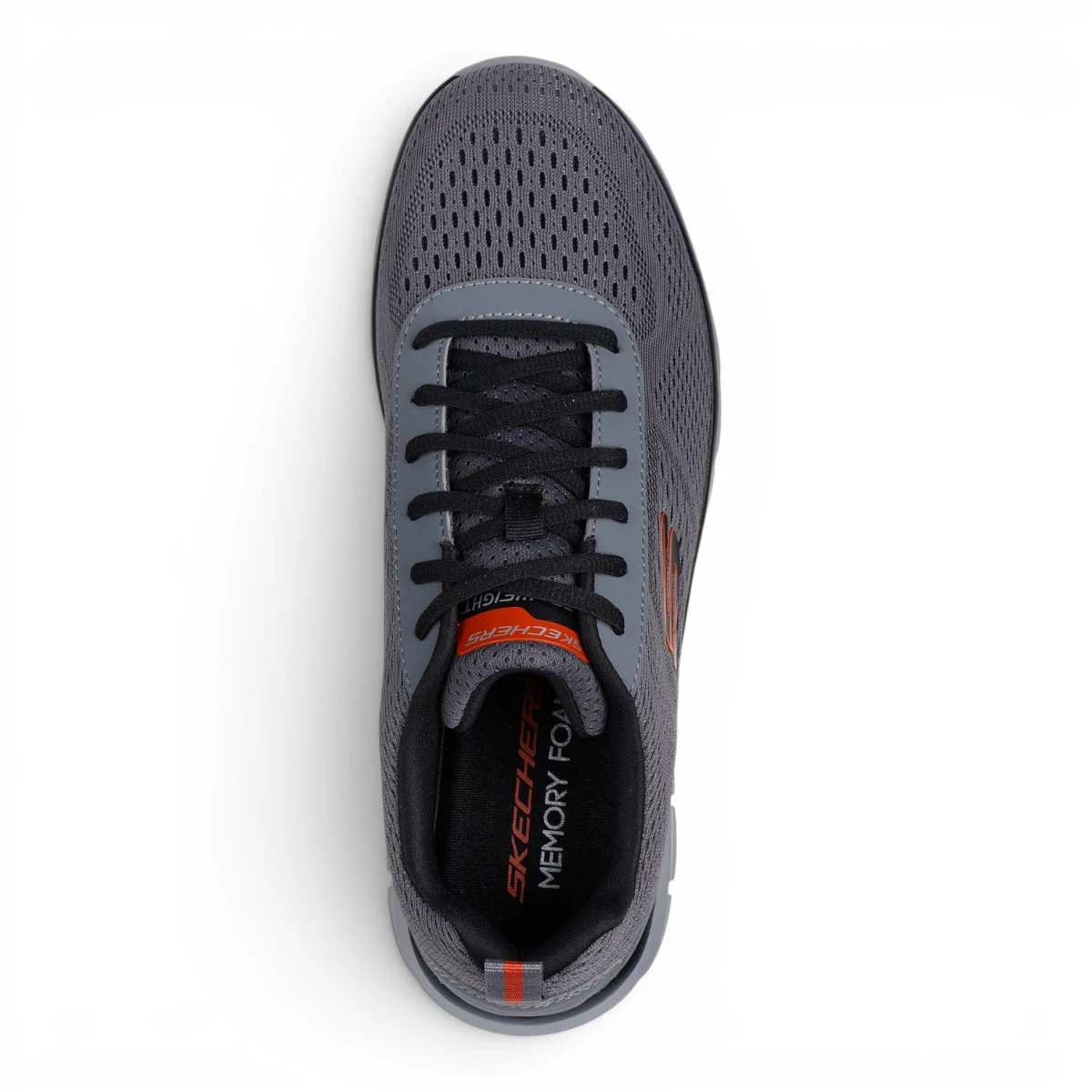 232758-CCOR Track Leshur tenisice sivo-narančaste – Skechers