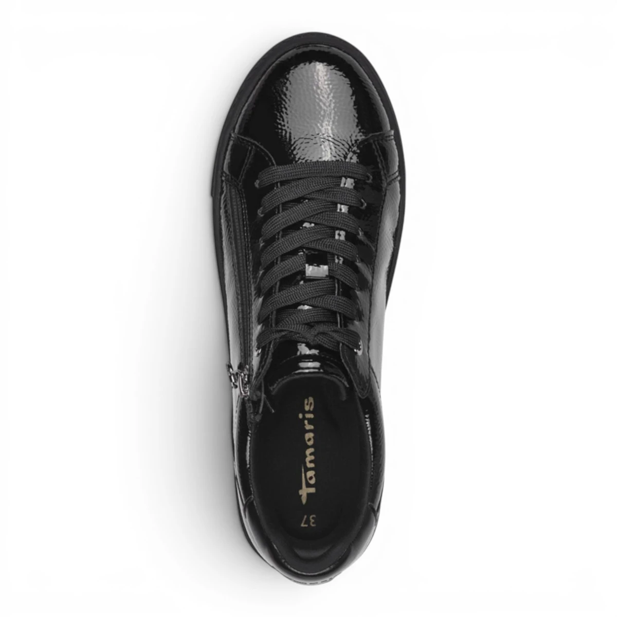 23313-41-018 Tamaris ženske tenisice BLACK PATENT