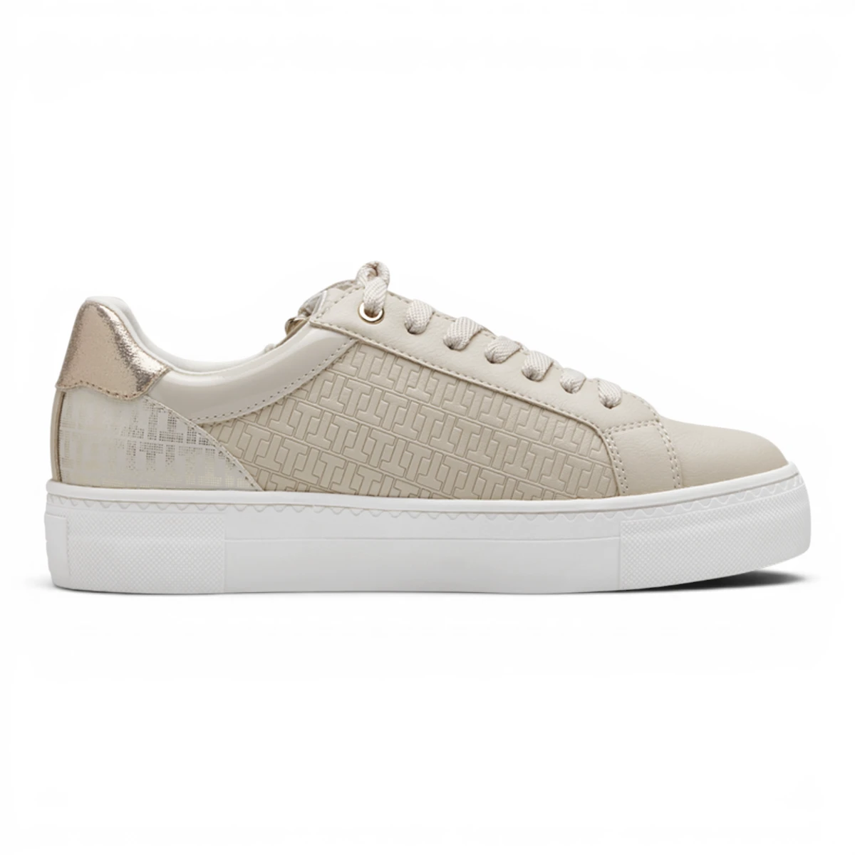 23313-41-E85 Tamaris ženske tenisice Schnürer IVORY/GOLD