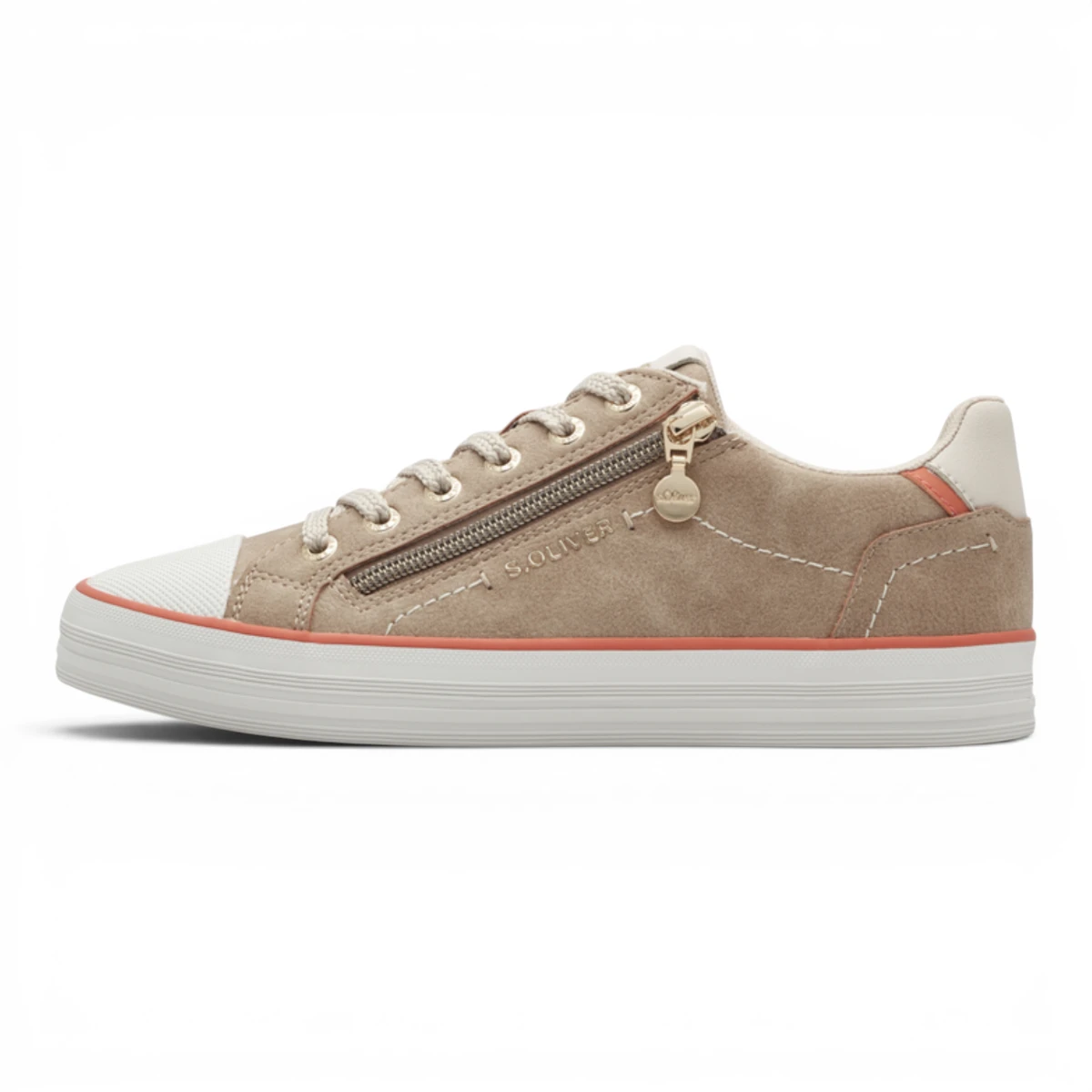 23605-44-345 s.Oliver ženska tenisica LIGHT TAUPE