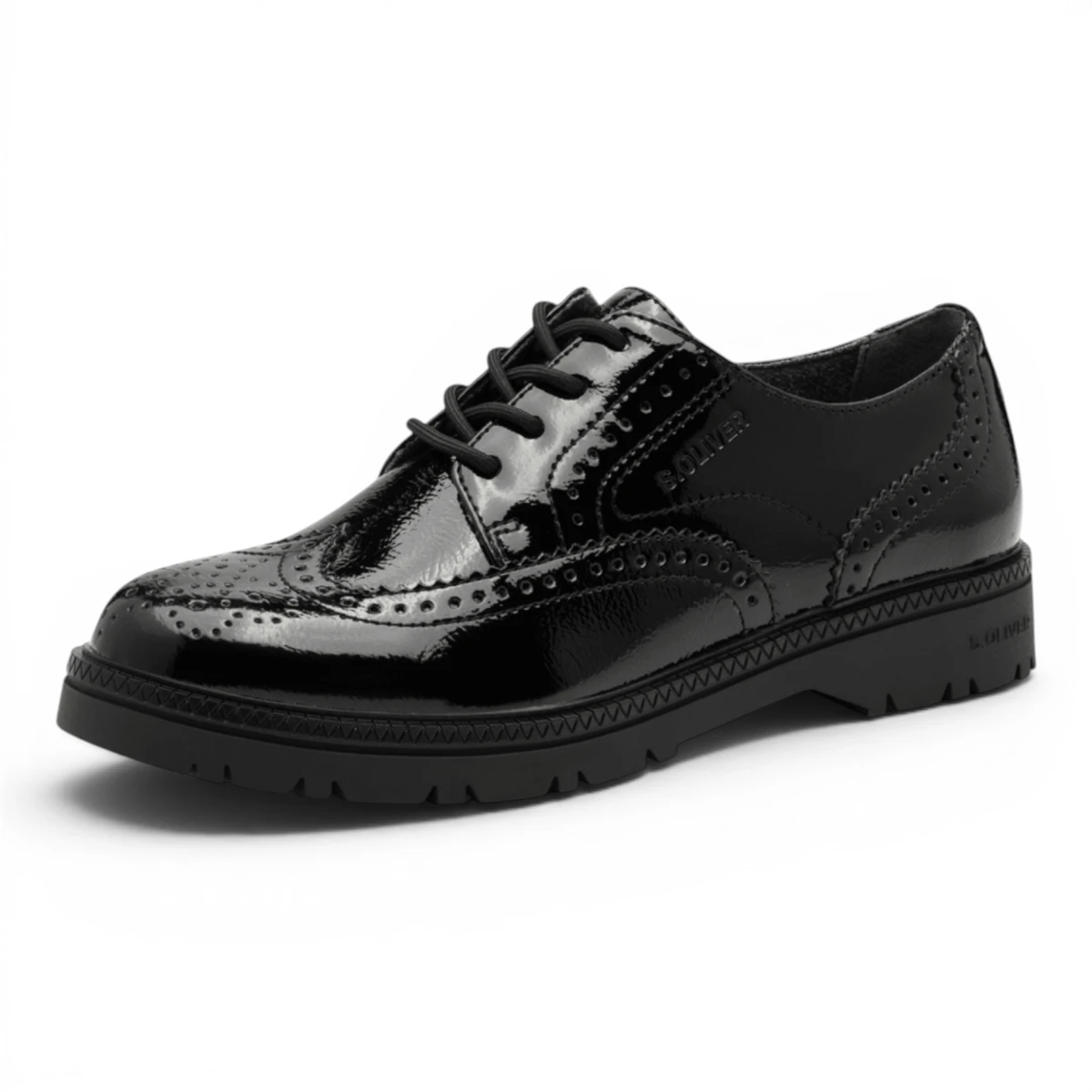 23627-43-018 s.Oliver žnska cipela BLACK PATENT