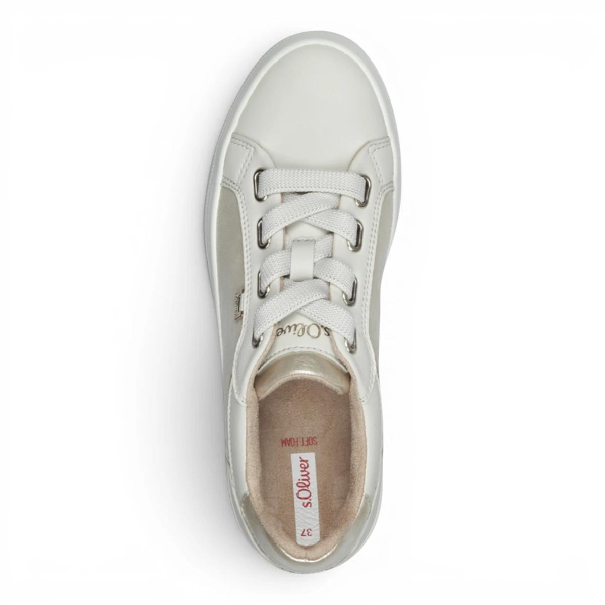 23644-42-41A s.Oliver ženska tenisica BEIGE COMB
