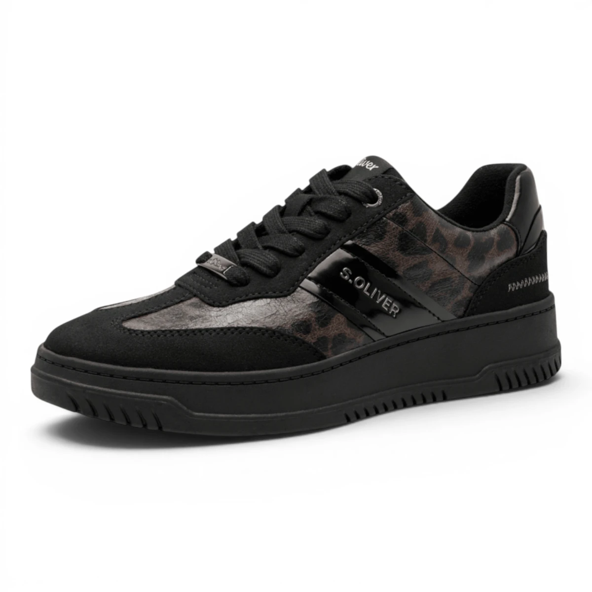 23683-45-090 s.Oliver ženska tenisica BLACK/LEOPARD