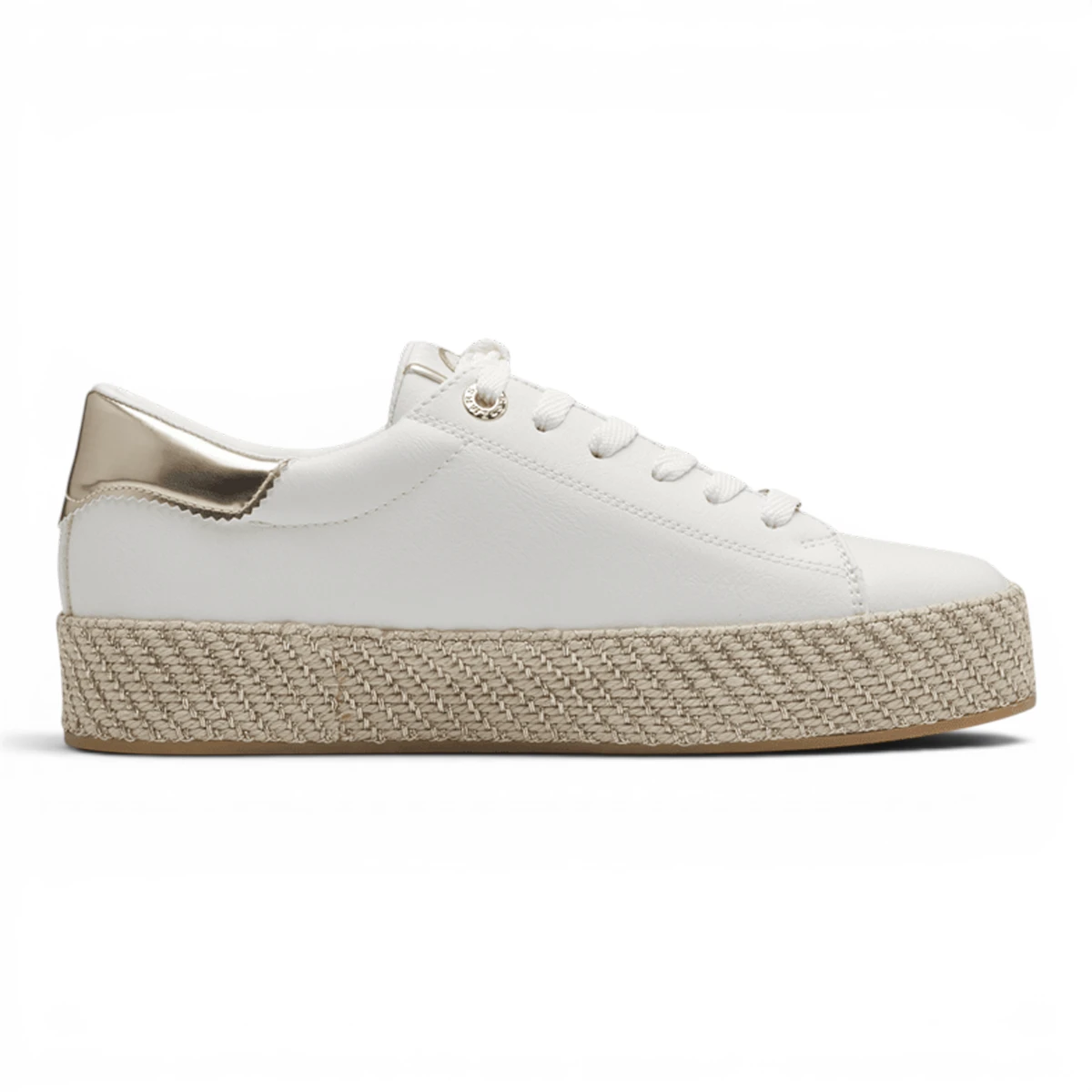 23713-42-190  Tamaris ženska tenisica Schnürer WHITE/GOLD