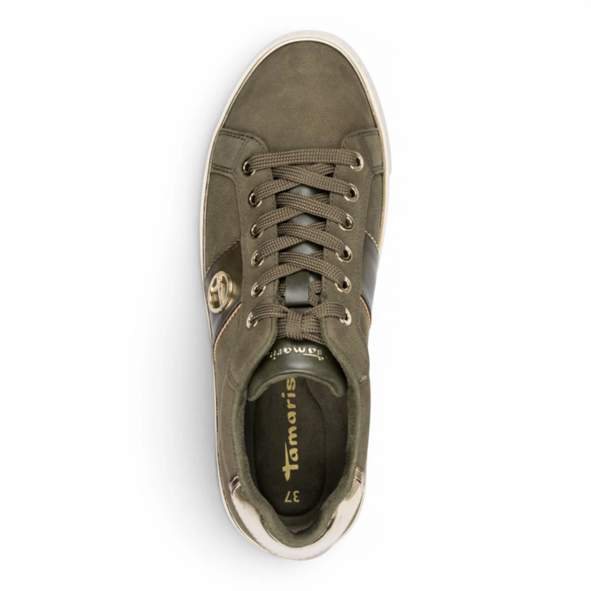 23724-42-727 Tamaris ženska tenisica OLIVE NUBUC