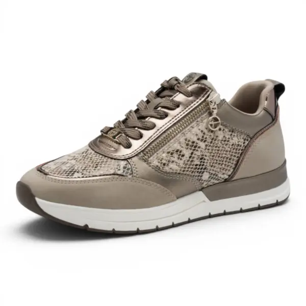 Tamaris Ženske Tenisice TAUPE/SNAKE