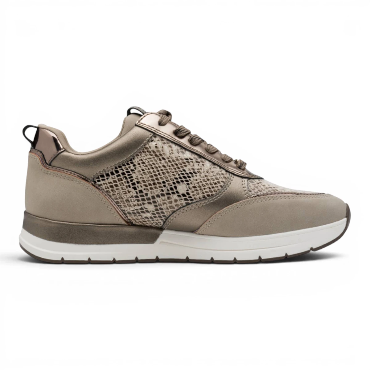 23732-41-393 Tamaris ženska tenisica TAUPE/SNAKE