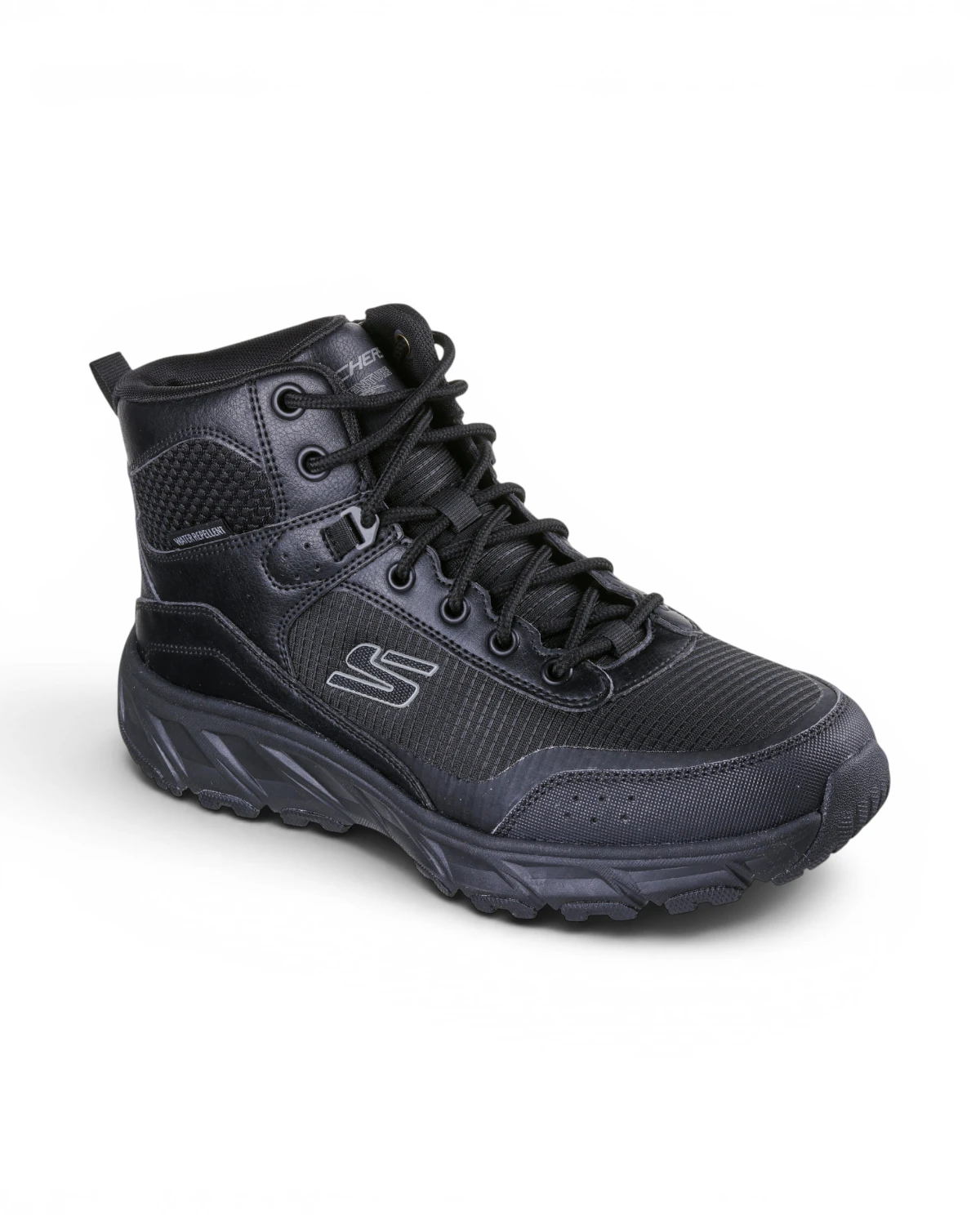 237804-BBK Hillcrest 2.0 Woodrock Peak gležnjače crne – Skechers
