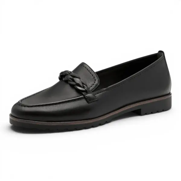 Ženske Kožne Mokasine Tamaris BLACK LEATHER