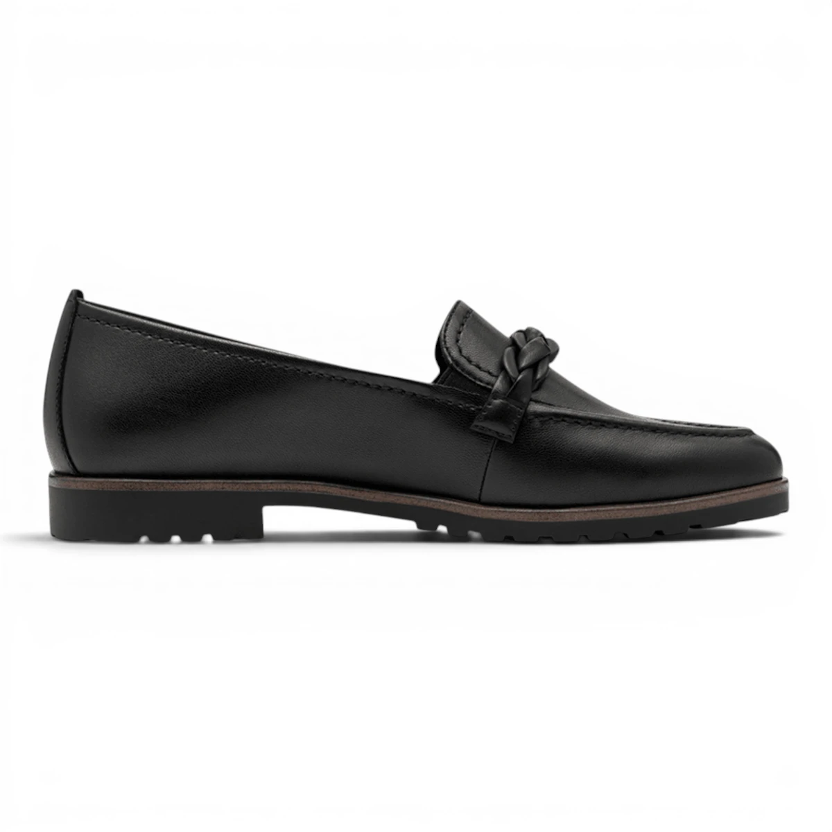 24200-42-003 Tamaris ženska mokasina BLACK LEATHER