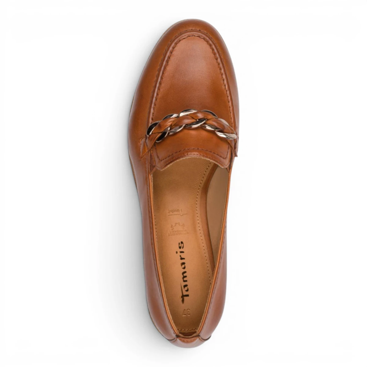 24200-42-348 Tamaris ženska mokasina COGNAC LEATHER