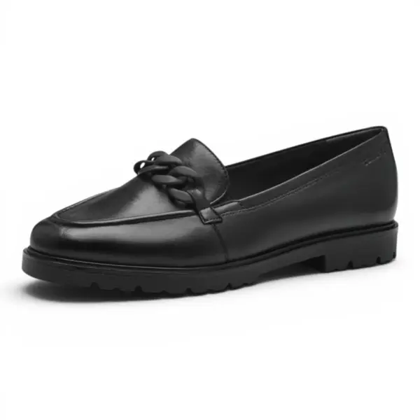 Tamaris Ženske Kožne Mokasinke – BLACK LEATHER