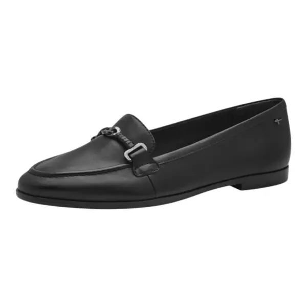 Tamaris Ženske Kožne Mokasine – Black Leather