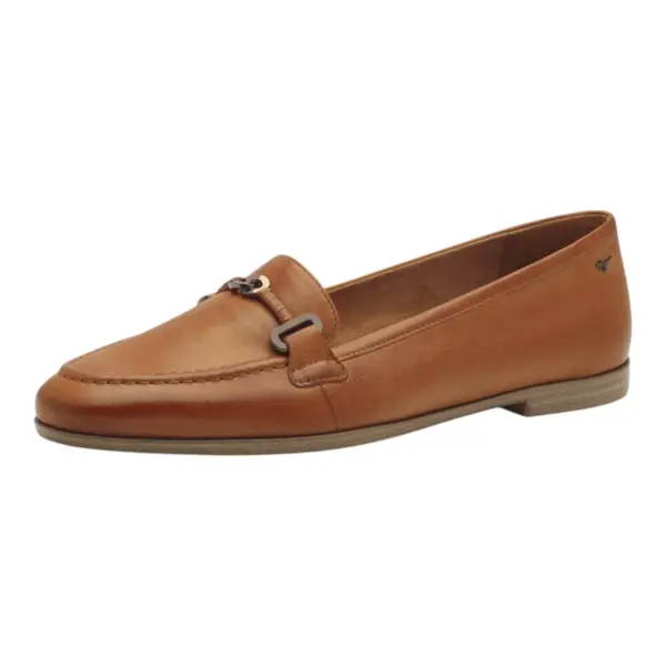 Tamaris Ženske Kožne Mokasine – Cognac Leather