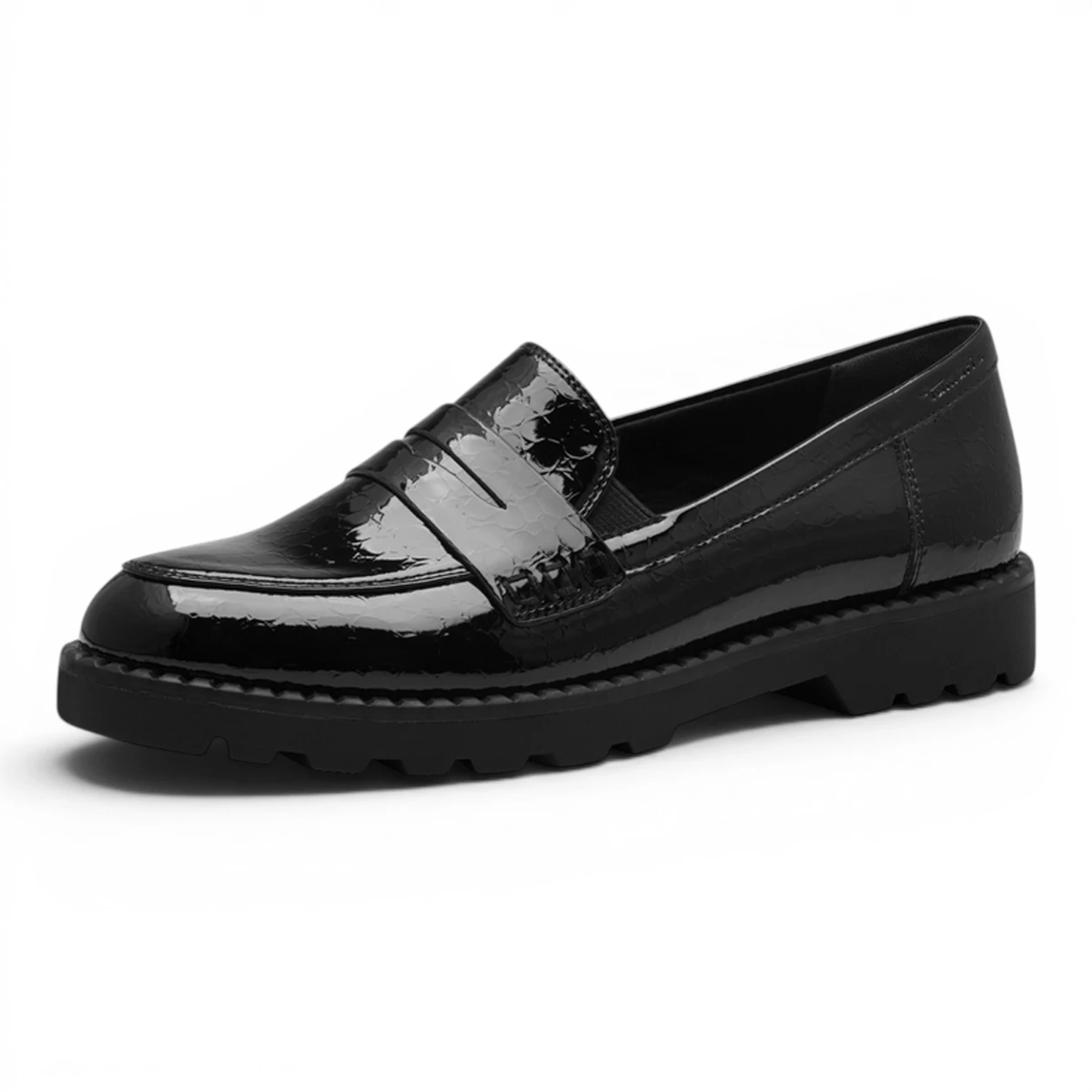 24312-41-087 Tamaris BLK PATENT STR