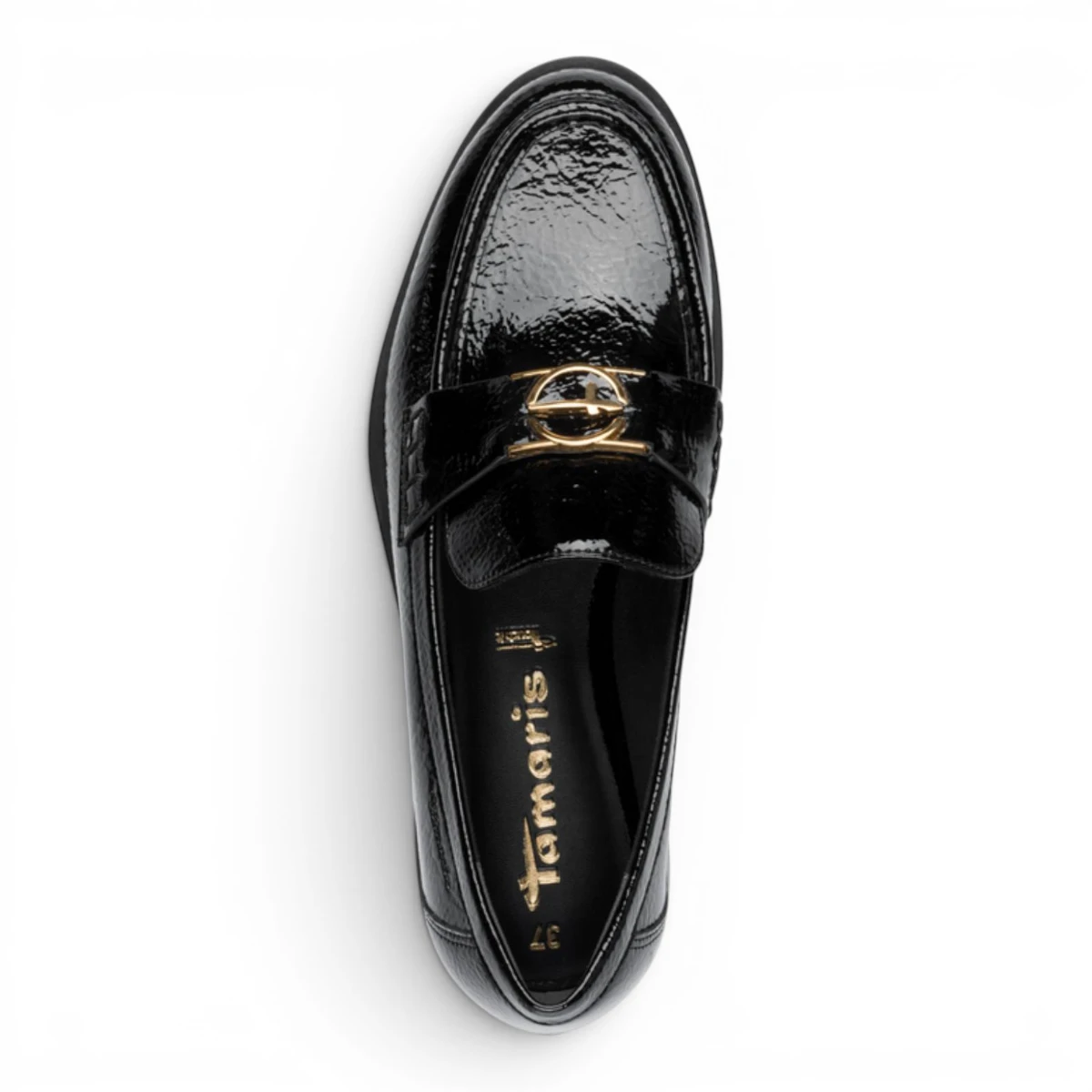 24351-45-018 Tamaris ženska mokasina BLACK PATENT