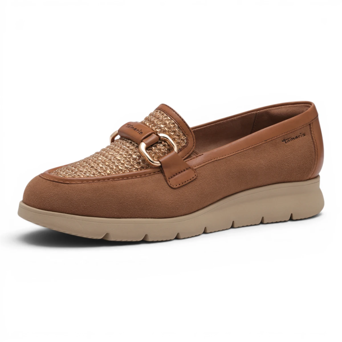 24628-44-392 Tamaris ženska mokasina COGNAC COMB