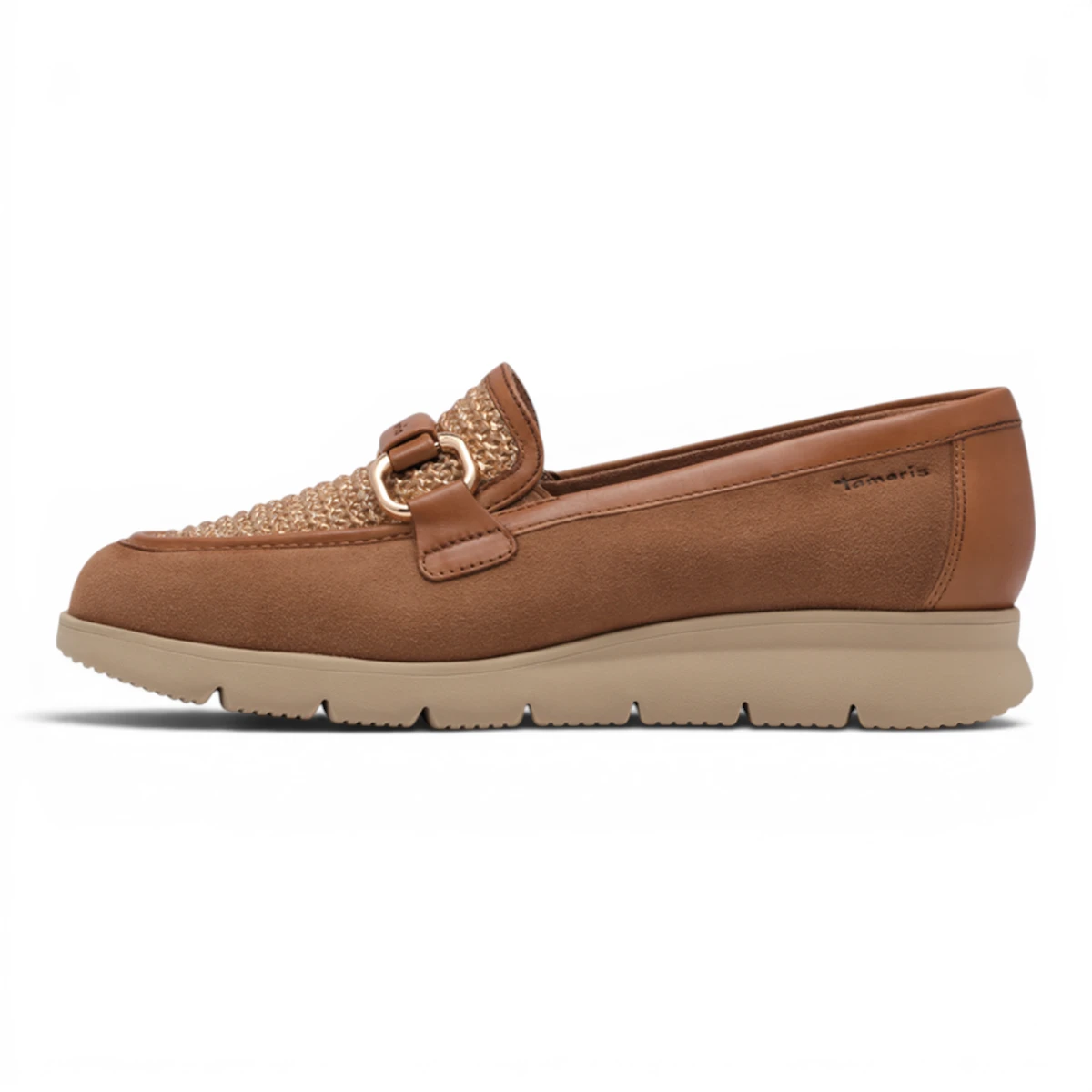 24628-44-392 Tamaris ženska mokasina COGNAC COMB